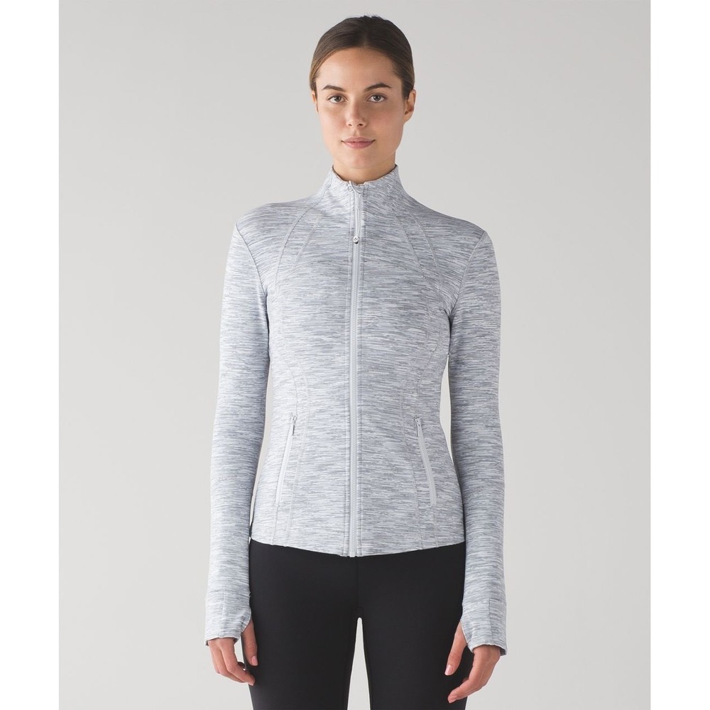 Lululemon | Define Jacket 4‎ Ice Grey Wee Are From Space Alpine White Zip Up